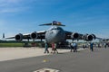 A strategic and tactical airlifter Boeing C-17 Globemaster III.