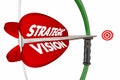 Strategic Vision Target Bow Arrow Words