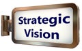 Strategic Vision on billboard background