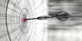 Dart target bullseye success goal strategy business achievement result background