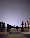 Strategy chess game Royalty Free Stock Photo