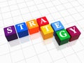 Strategy in colour Royalty Free Stock Photo