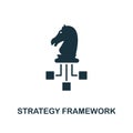 Strategy Framework icon. Creative element design from business strategy icons collection. Pixel perfect Strategy Framework icon