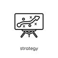 Strategy icon from collection. Royalty Free Stock Photo