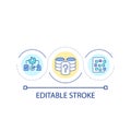 Strategy issues loop concept icon Royalty Free Stock Photo