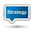 Strategy prime blue banner button Royalty Free Stock Photo