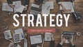 Strategy Solution Planning Business Success Target Concept