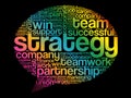 Strategy Think Bubble word cloud