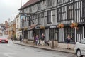 Medieval half-timbered house in Stratford-upon-Avon, UK Royalty Free Stock Photo