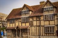 Stratford upon avon with house of shakespeare and windows