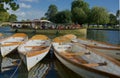 Stratford-upon-Avon. River cruise & rowing boats Royalty Free Stock Photo