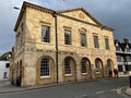 Stratford-upon-Avon Town Hall, designed by Robert Newman in the Palladian style,and completed in 1767. Royalty Free Stock Photo