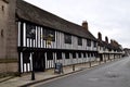 Shakespeare\'s Schoolroom and Guildhall. Church St. Stratford-upon-Avon, UK. April 27, 2023.