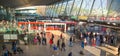 Stratford international train, tube and bus station, one of the biggest transport junction of London and UK.