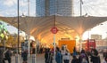 Stratford international train and tube station, london