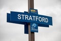 Stratford, Ontario VIA Rail Station Sign