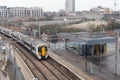 Stratford Train Station Platform and train