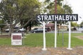 Strathalbyn Train Station Sign, Fleurieu Peninsula, South Australia