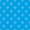 Stratis pattern vector seamless blue Royalty Free Stock Photo