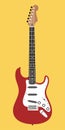 stratocaster guitar Royalty Free Stock Photo