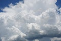 Stratocumulus cloud consists of large, rounded masses of stratus that form groups, lines or waves. Royalty Free Stock Photo