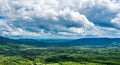 Stratocumulus Storm Clouds Over the Valley Royalty Free Stock Photo