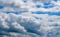 Stratocumulus Storm Clouds Royalty Free Stock Photo
