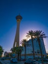 The Stratosphere tower in Las Vegas, Nevada, United States of America. Royalty Free Stock Photo