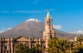 Stratovolcano El Misti, Arequipa, Peru Royalty Free Stock Photo