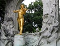 Strauss' statue in vienna