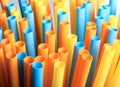 Straw background. Royalty Free Stock Photo