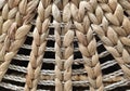 Rattan texture close up. Royalty Free Stock Photo