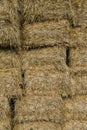 Straw bales needed at the stable for livestock in the winter