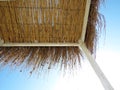 Straw Beach Roof Protecting from Sun During Exotic Vacation