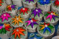 Straw boxes on the market in Chichicastenango