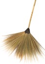 Straw broom Royalty Free Stock Photo