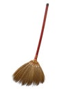 Straw broom Royalty Free Stock Photo