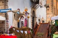 Straw Dolls At Chestnuts Festival Manziana Italy