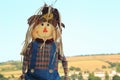 Straw filled scarecrow Royalty Free Stock Photo