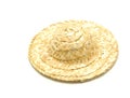 Straw hat.