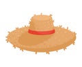 straw hat farmer accessory