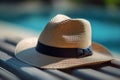 Straw hat and fedora, the epitome of summer elegance