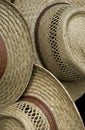 Straw hat pattern Royalty Free Stock Photo