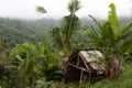 Straw house in mountain village Royalty Free Stock Photo