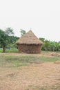 Straw house , village hut Royalty Free Stock Photo