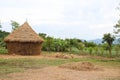 Straw house , village hut Royalty Free Stock Photo