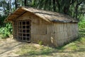 Straw hut in village Royalty Free Stock Photo