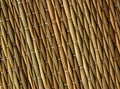 Straw mat texture Royalty Free Stock Photo