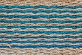 Straw mat - woven texture Royalty Free Stock Photo