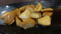 Straw mushroom fried with butter japanese menu